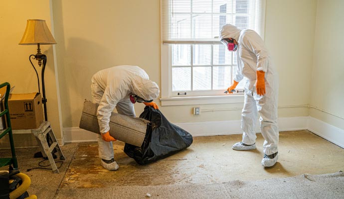 Chemical spill cleanup service