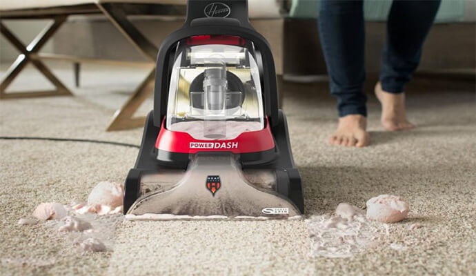 Ice-cream on the carpet