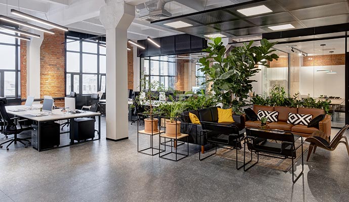 Clean commercial space