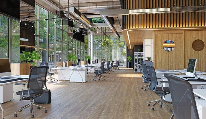 Clean office space