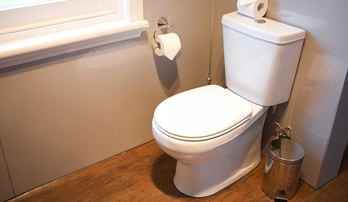 Clean toilet