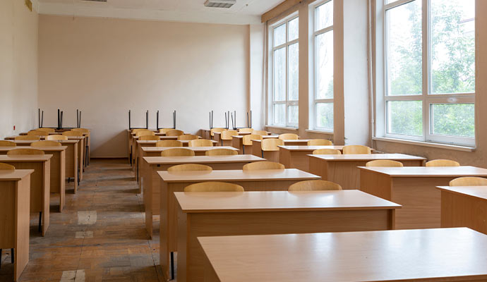 Restoring Damaged Schools or College Campuses in Orange County