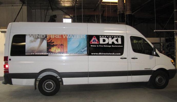 DKI Restotech service van