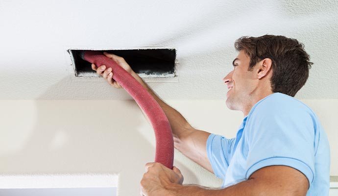 Duct system cleaning service