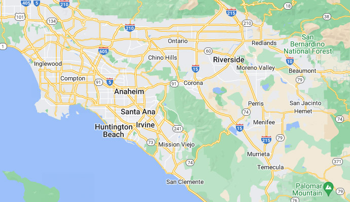 Restotech Water & Fire Damage Restoration Services Map
