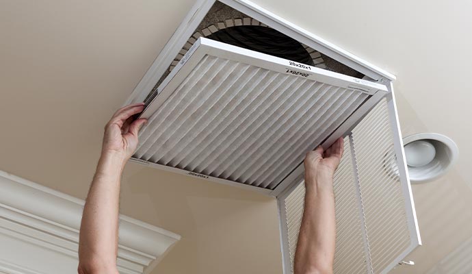 Duct system cleaning service