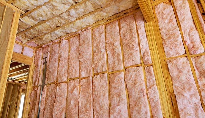 Improperly installed insulation