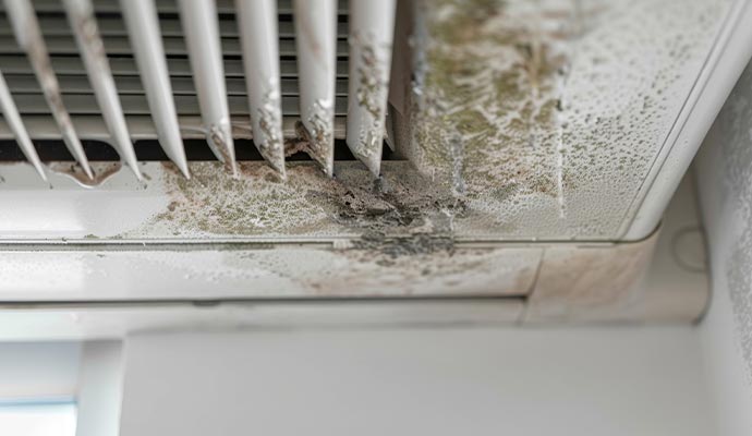 Mold in air duct