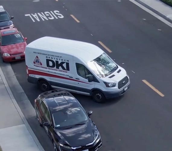 DKI Restotech service van