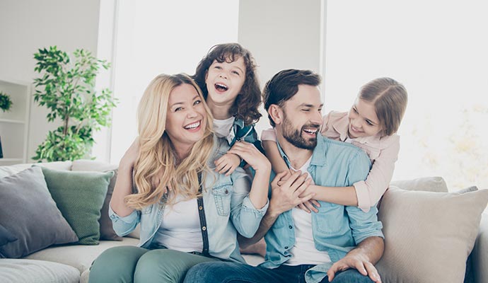 A happy family