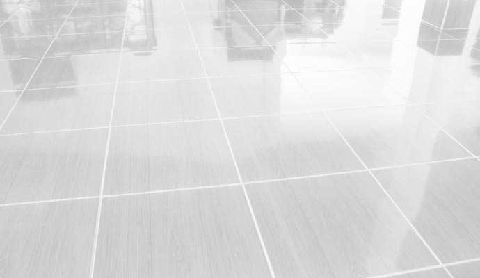 Clean tile floor